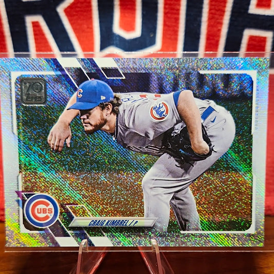Topps 2021 Topps Craig Kimbrel Chicago Cubs Foil Parallel #579 /790 MLB - Baseball Card Single