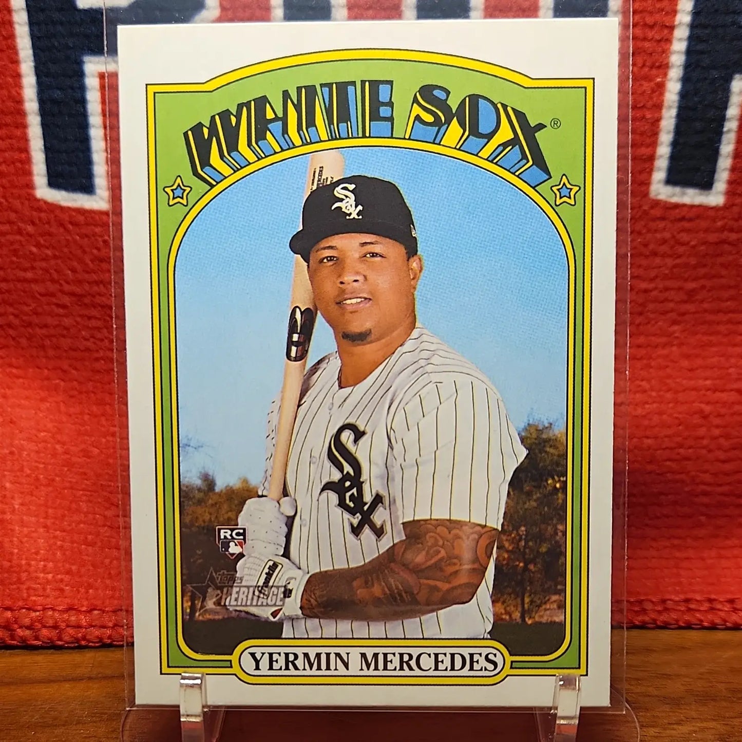 Topps 2021 Heritage High Number Yermin Mercedes RC #561