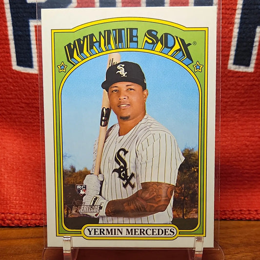Topps 2021 Heritage High Number Yermin Mercedes RC #561