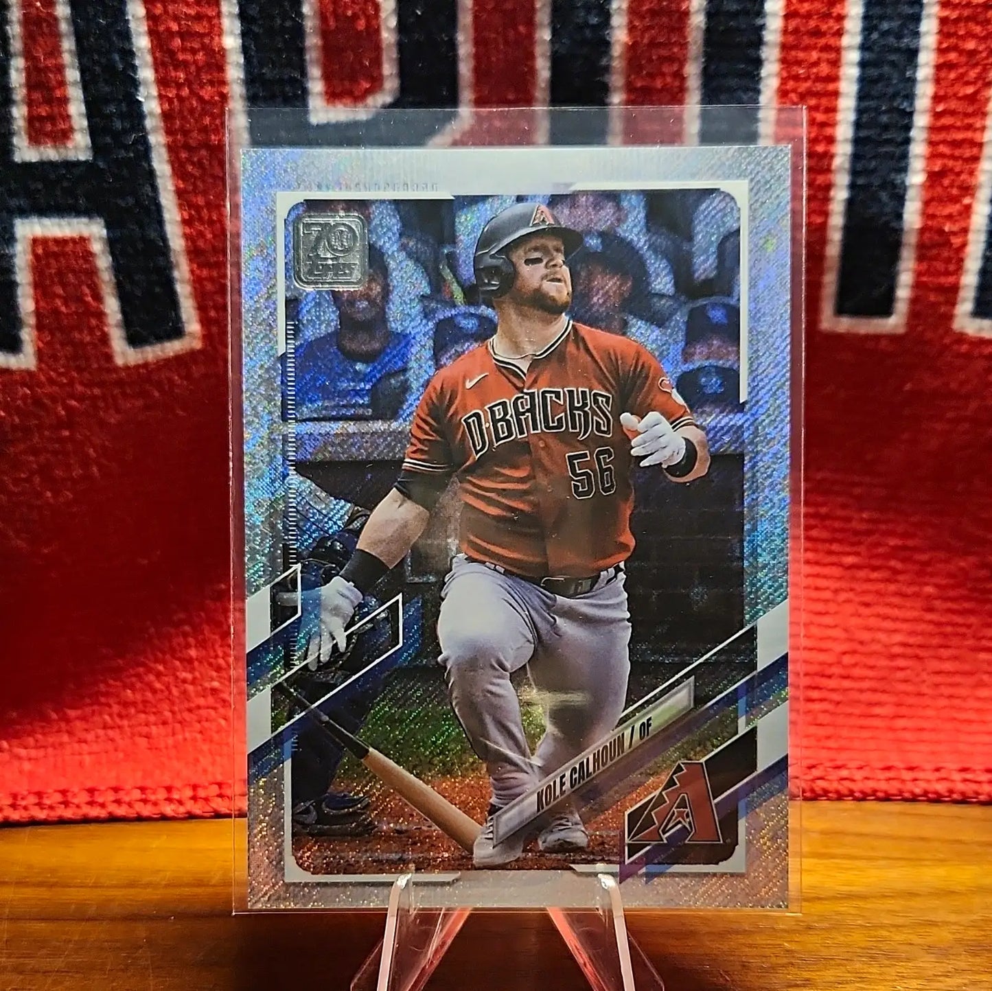 Topps 2021 Series 1 Kole Calhoun #512 Rainbow Foil Parallel /799 MLB - Baseball Card Single