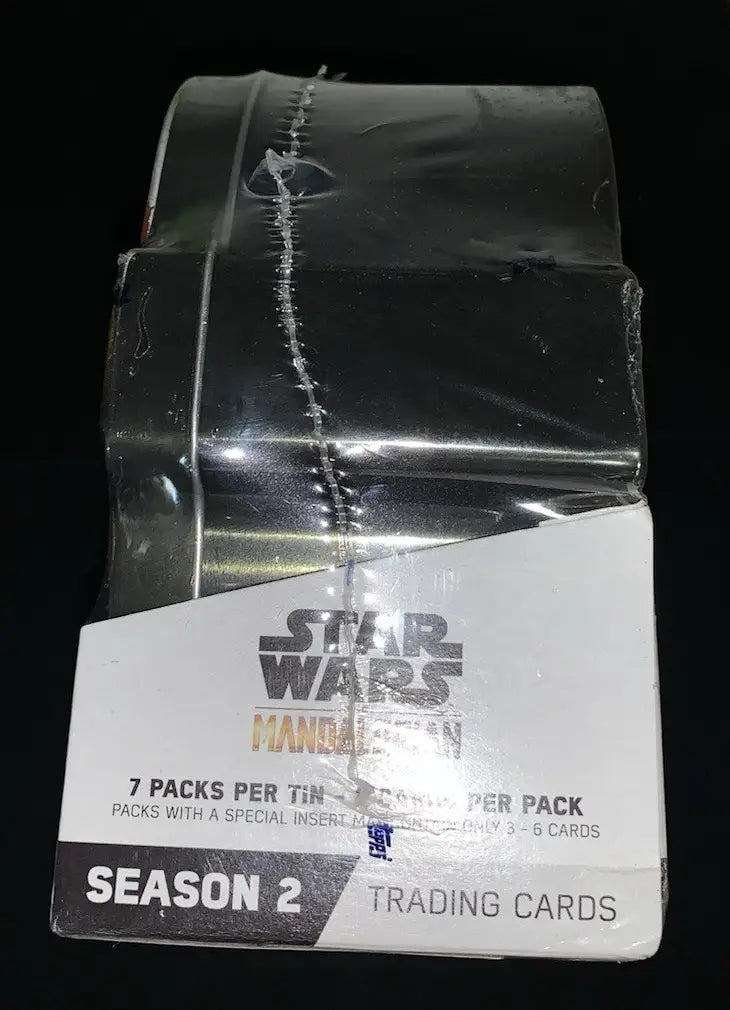 Topps 2021 Star Wars THE MANDALORIAN Season 2 Trading Cards GROGU Sealed Tin - Star Wars Card Box