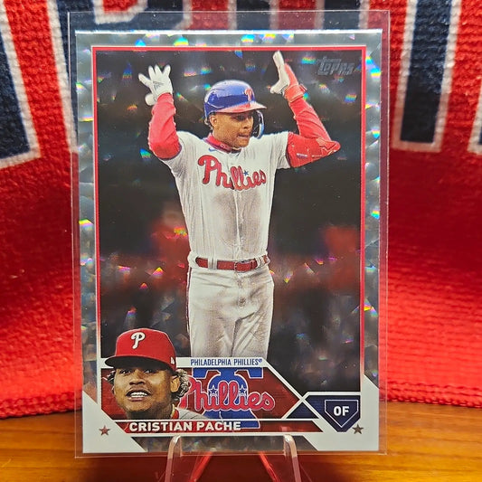 Topps 2022 Update Series Cristian Pache Philadelphia Phillies Parallel #US154 - Baseball Card Single
