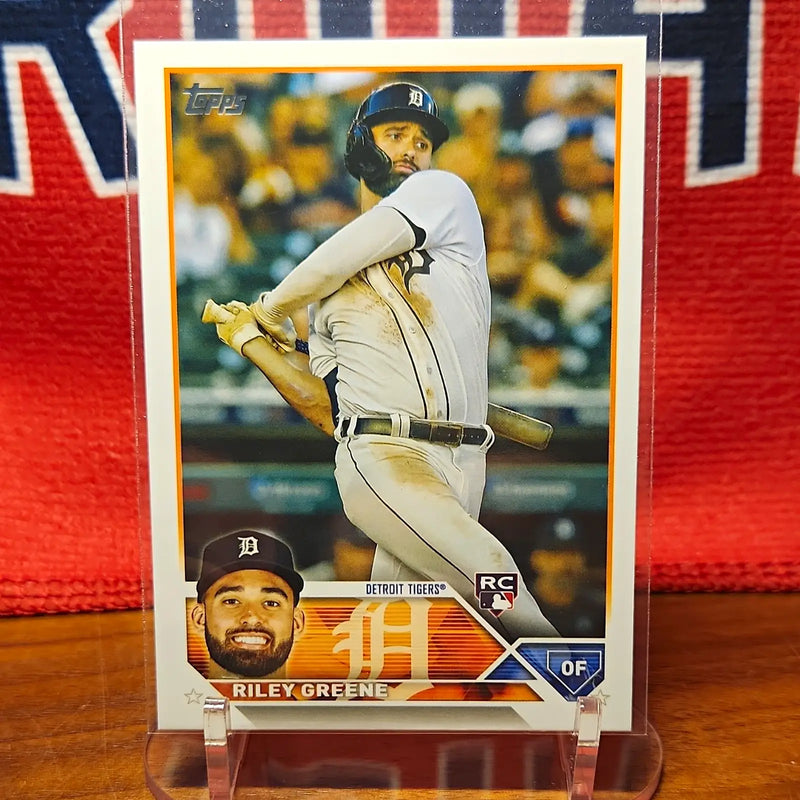 Topps 2023 Series 1 1st Edition Riley Greene RC #31 Base Set Detroit Tigers MLB - Baseball Card Single