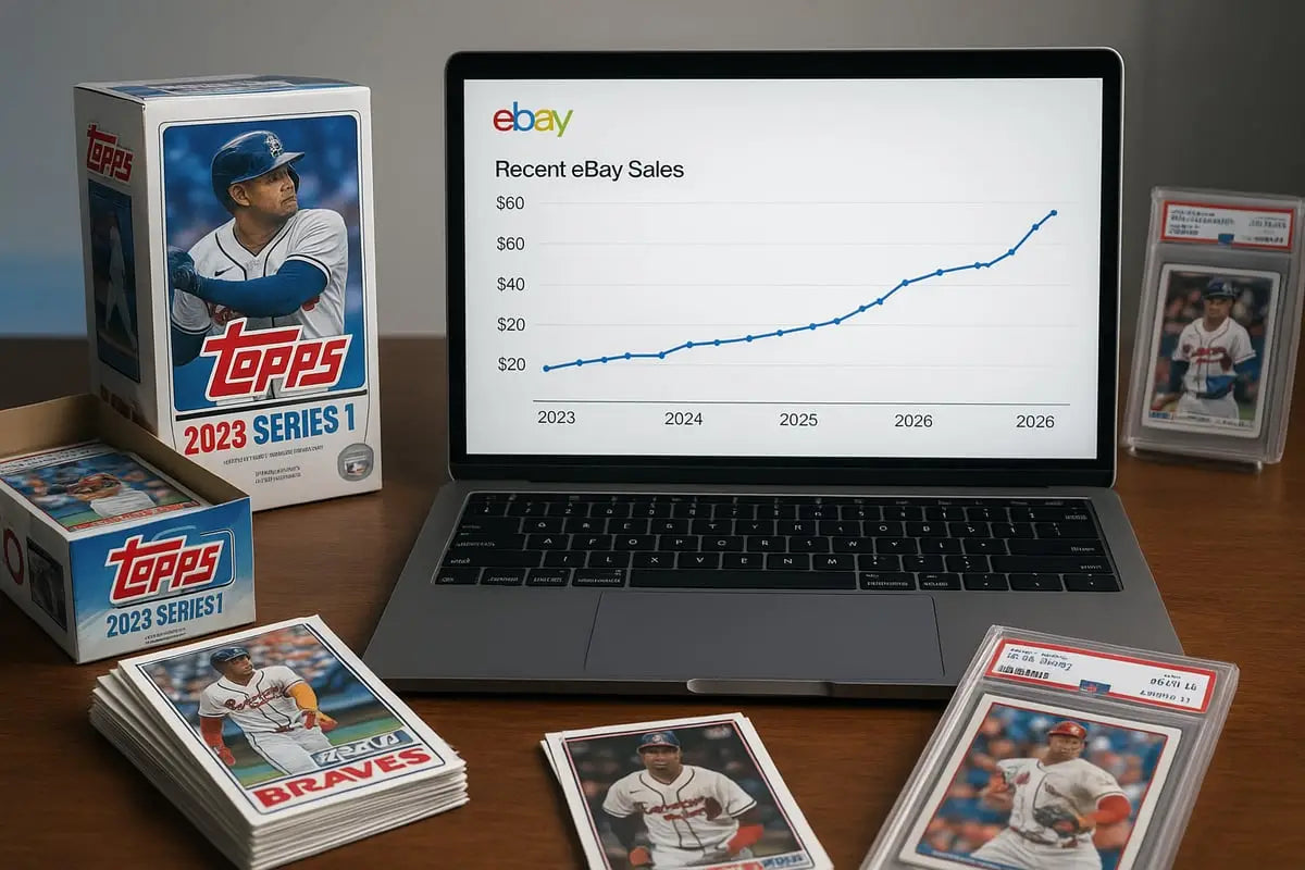 Topps Series 1 hobby box with Braves player, 2023 rookie class