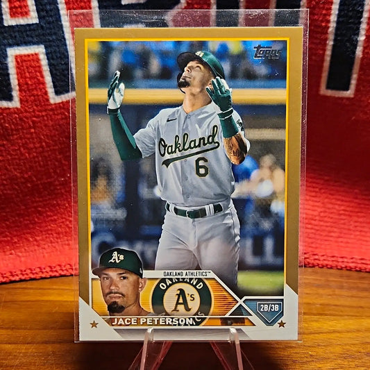 Topps 2023 Series 2 Jace Peterson #619 Gold /2023 MLB Oakland Athletics - Baseball Card Single