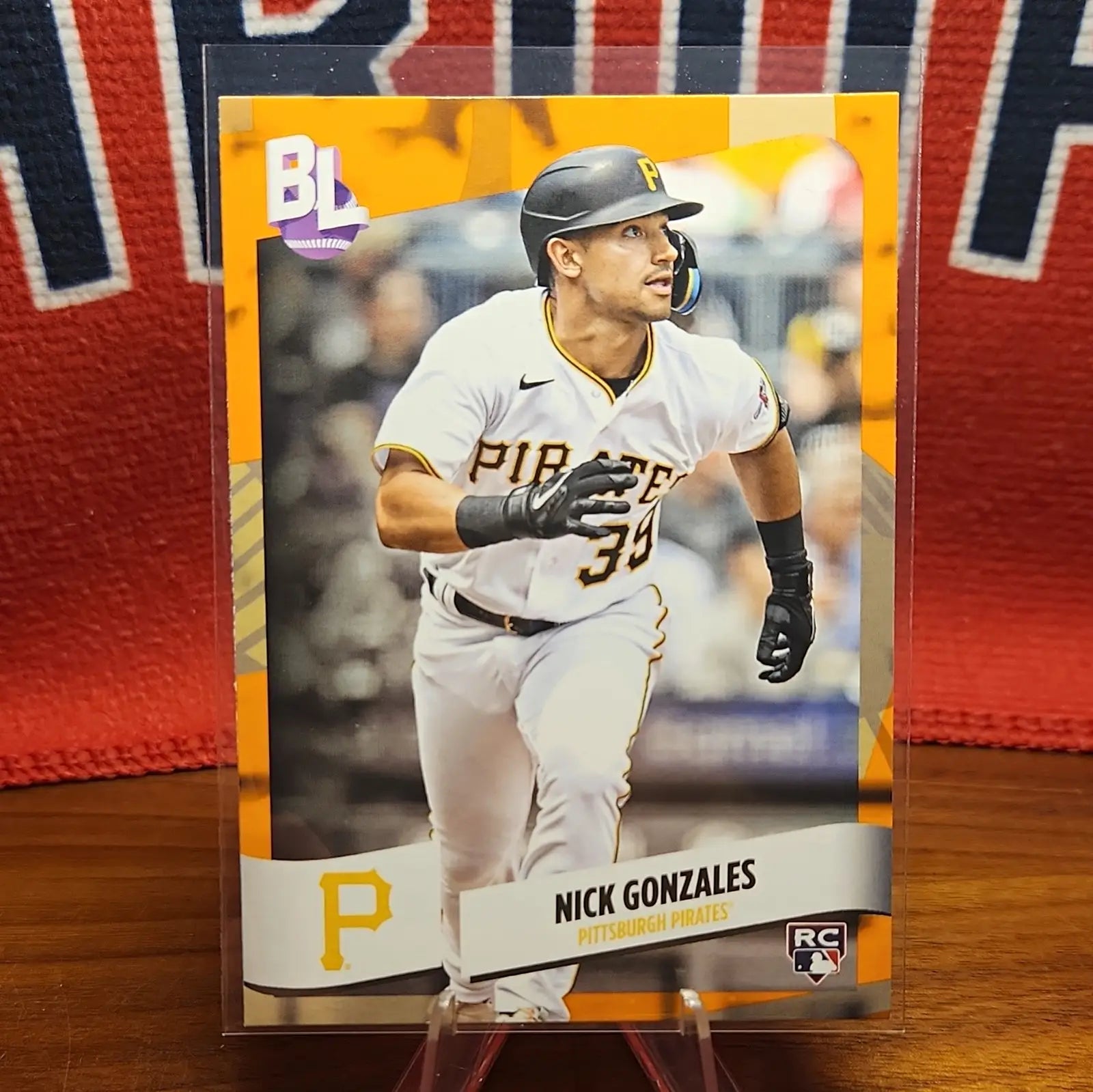 Topps 2024 Big League Nick Gonzales RC #108 Electric Orange Foil PIRATES - Baseball Card Single