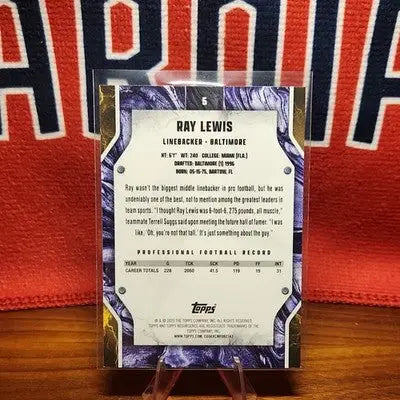 Topps 2024 Resurgence Ray Lewis #5 Base Set Baltimore Ravens NFL Card - Football Card Single