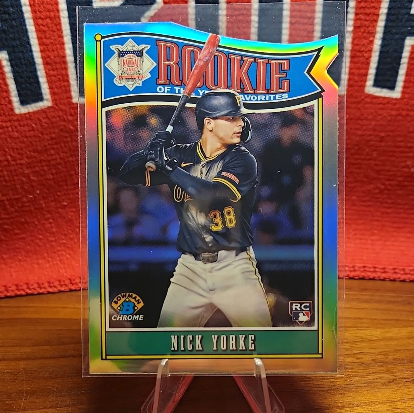 Topps 2025 Bowman Chrome Nick Yorke ROY-14 RC Rookie of the Year Favorites - Baseball Card Single