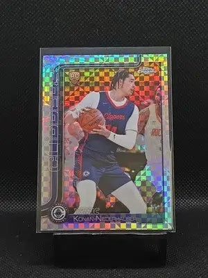 Topps 2025 Chrome Yanic Konan-Niederhauser Rookie X-Fractor #280 - Basketball Card Single