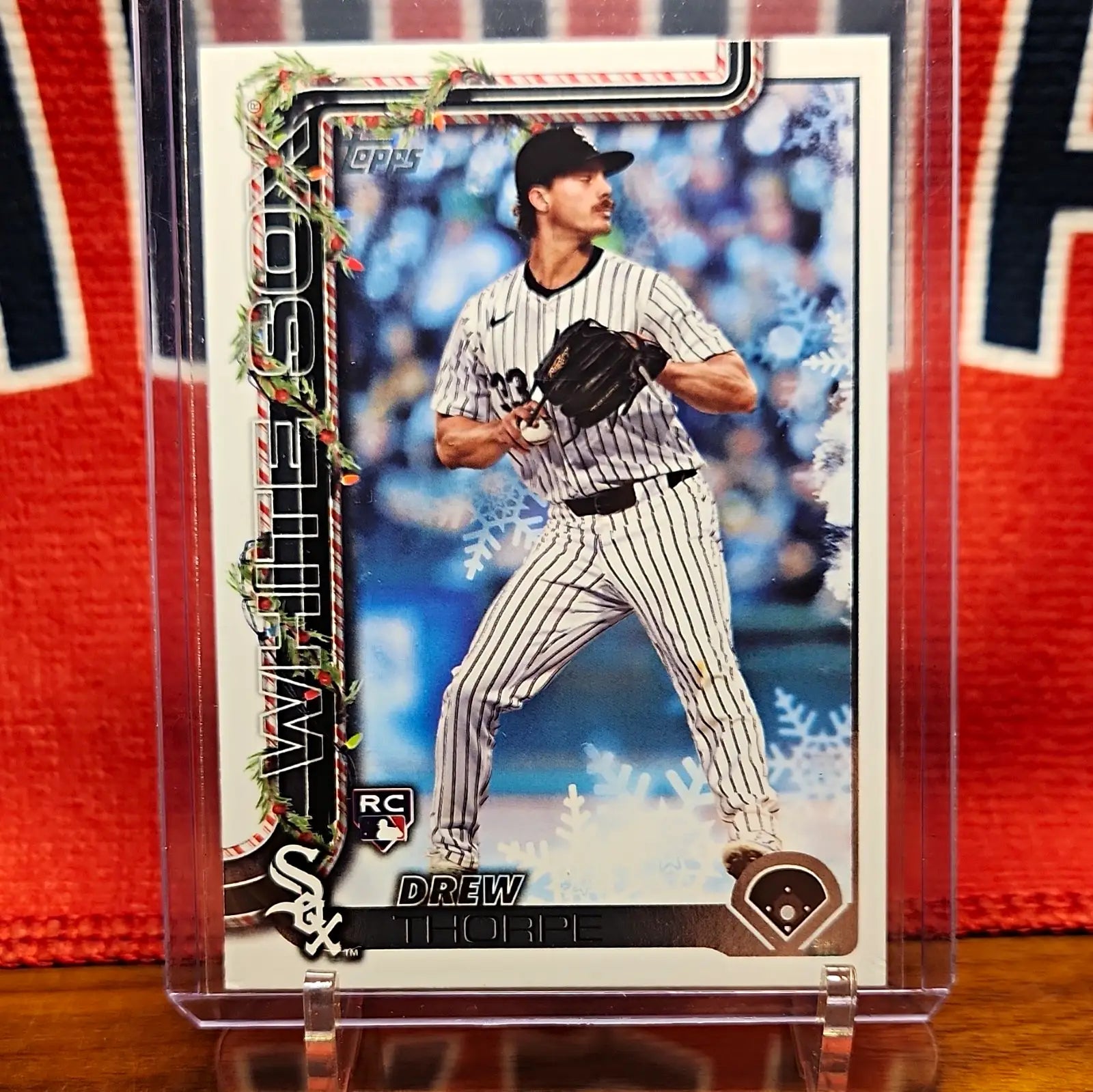Topps 2025 Holiday Drew Thorpe RC #H6 Chicago White Sox Baseball Trading Card - Baseball Card Single