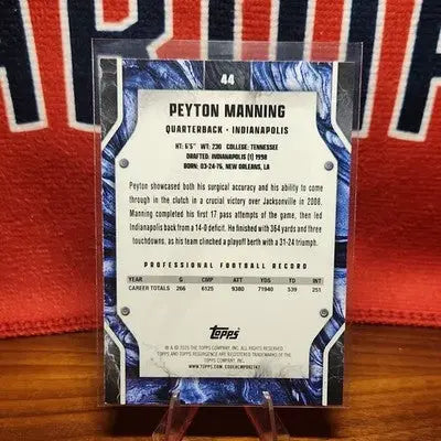 Topps 2025 Resurgence Peyton Manning #44 Base Set Indianapolis Colts NFL - Football Card Single