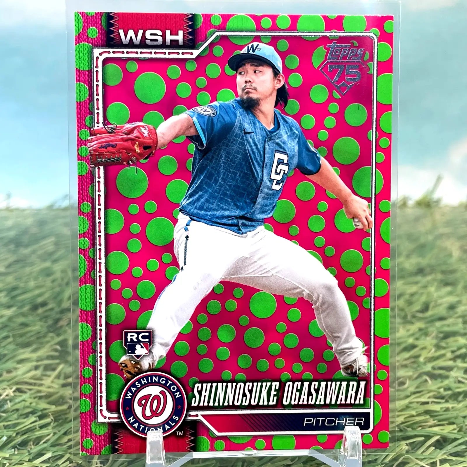 Topps 2026 Series 1 Rookie Shinnosuke Ogasawara Easter Polka Dot - Baseball Card Single