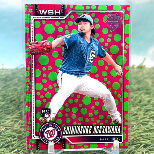 Topps 2026 Series 1 Rookie Shinnosuke Ogasawara Easter Polka Dot - Baseball Card Single