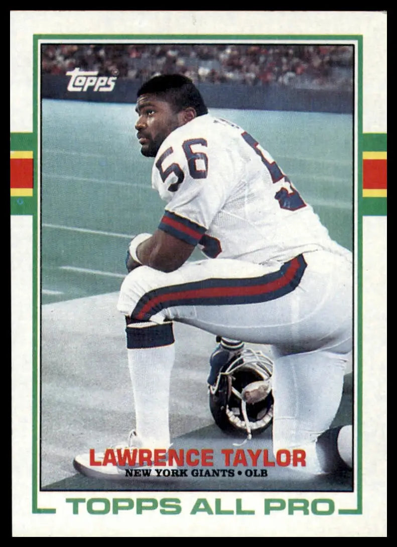 Topps American/UK Lawrence Taylor 23 New York Giants LP - Football Card Single