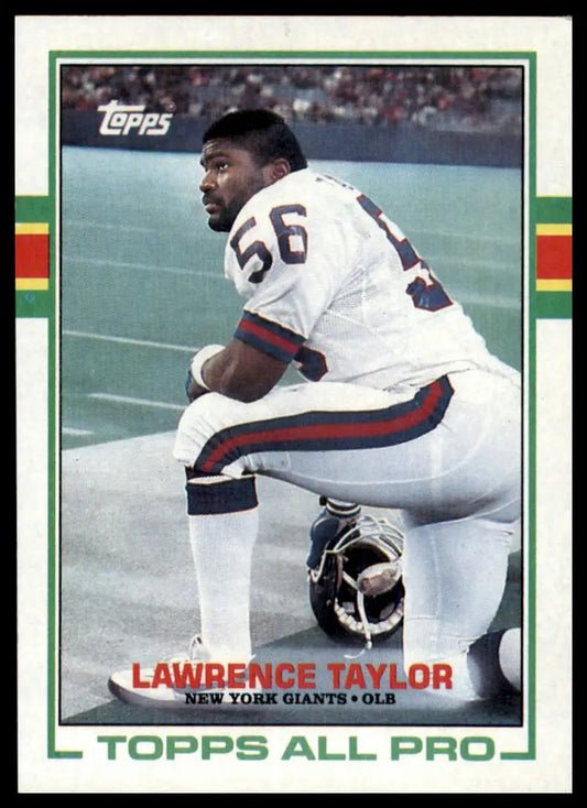 Topps American/UK Lawrence Taylor 23 New York Giants LP - Football Card Single