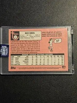 Topps Archives Signature Nick Senzel Autograph 2020 #101 02/13 Louisville BATS - Baseball Card Single