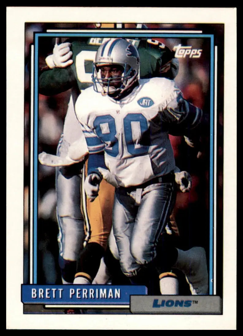 Topps Brett Perriman 426 Detroit Lions LP - Football Card Single