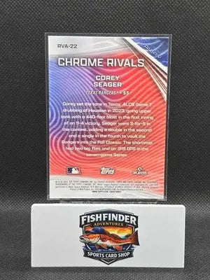 Topps Chrome 2026 Corey Seager Texas Rangers Chrome Rivals Insert #RVA-22
