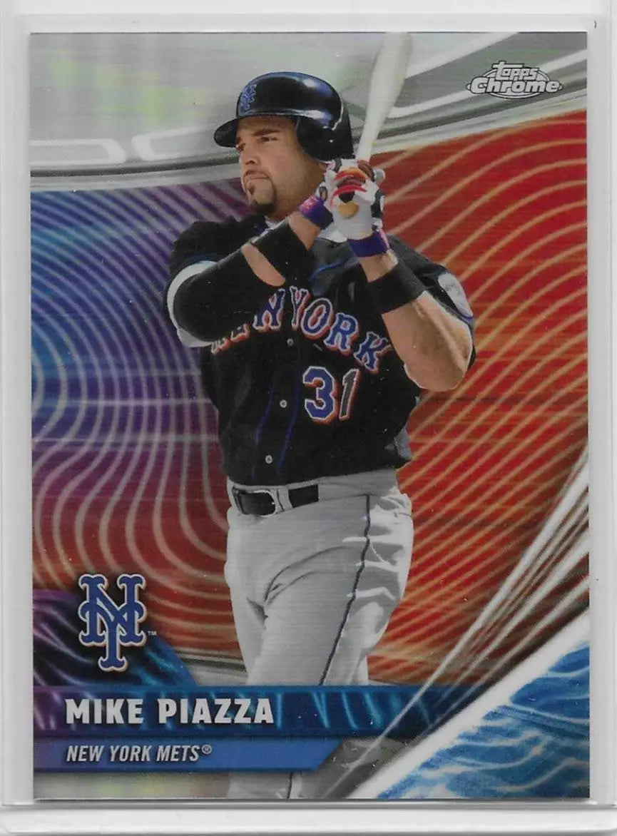 Topps Chrome 2026 Mike Piazza Chrome Rivals Refractor #RVA-2 Mets (1438) - Baseball Card Single