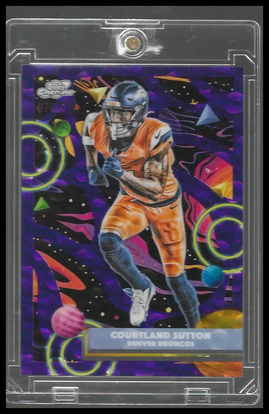 Topps Chrome Cosmic 2025 Courtland Sutton Purple /150 #29 - Denver Broncos - Football Card Single