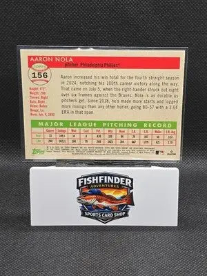 Topps Chrome Platinum 2025 Aaron Nola #156 Green Toile refractor /99