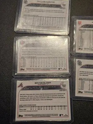 Topps Chrome Sapphire Baseball Card Lot Bryce Elder Luke Voit Max Scherzer - Baseball Card Single