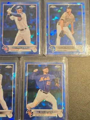 Topps Chrome Sapphire Baseball Card Lot Bryce Elder Luke Voit Max Scherzer - Baseball Card Single