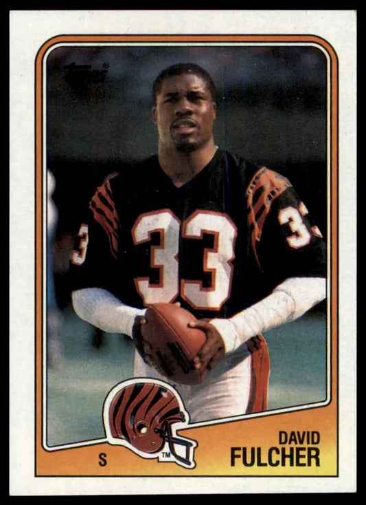 Topps David Fulcher 349 Cincinnati Bengals LP - Football Card Single