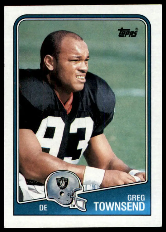Topps Greg Townsend 338 Los Angeles Raiders LP - Football Card Single