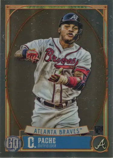 Cristian Pache baseball card from Topps Gypsy Queen Baseball 2021 Chrome Boxtopper