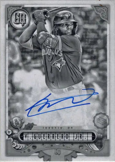 Vladimir Guerrero Jr. Toronto Blue Jays autograph baseball card from Topps Gypsy Queen