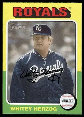 Topps Heritage Whitey Herzog #146 Baseball