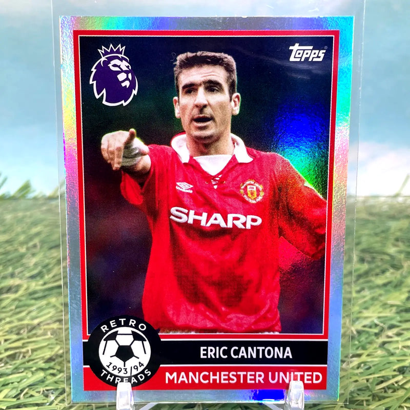 Topps Premier League 2026 Card Retro Eric Cantona - Manchester United - Soccer Card Single
