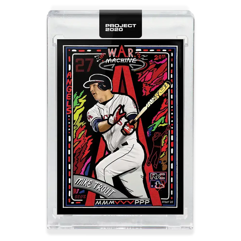 Topps PROJECT 2020 Card #227 - 2011 Mike Trout by Efdot Angels