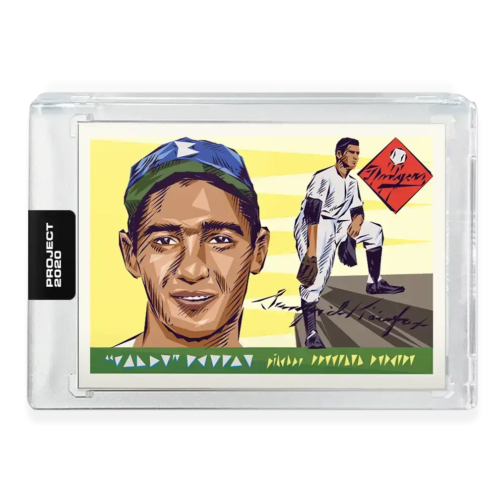 Topps PROJECT 2020 Card #89 - 1955 Sandy Koufax by Naturel