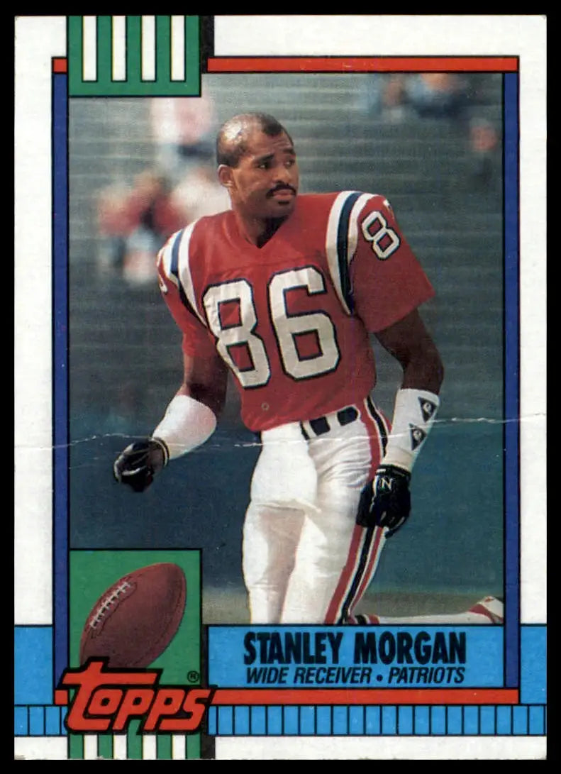 Topps Stanley Morgan 423 New England Patriots HP - Football Card Single