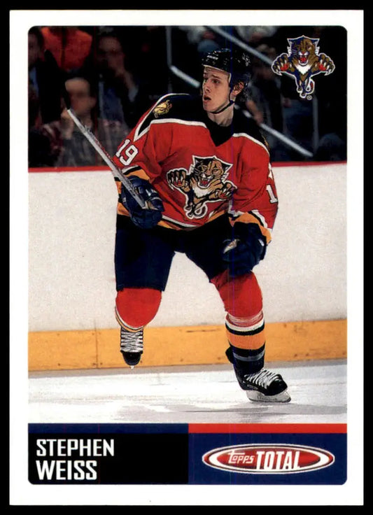 Topps Total Stephen Weiss 128 Florida Panthers LP - Hockey Card Single