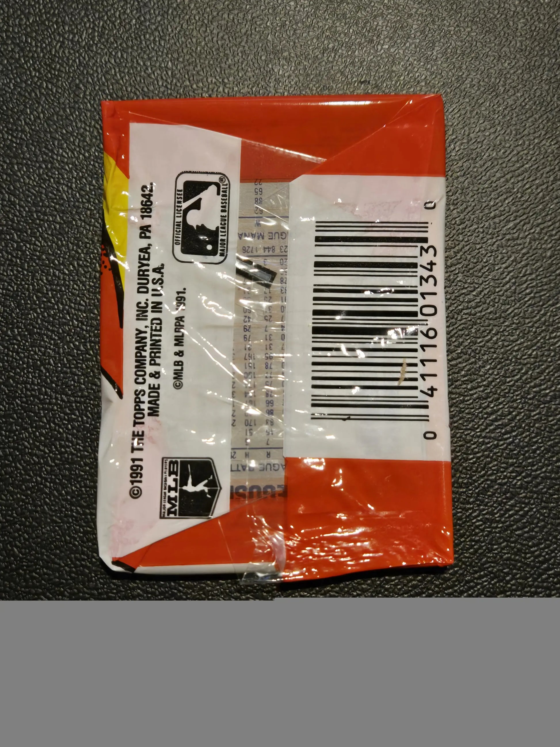 Topps Traded 1990 1991 Baseball Cards Lot 8 Sealed Wax Packs 7 Card Packs - Baseball Card Box