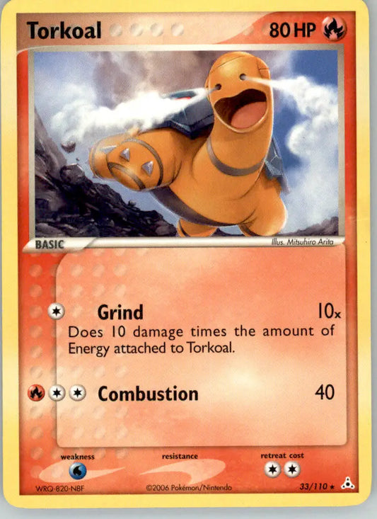 Torkoal - Holon Phantoms - 33/110 - HP Pokemon - Pokémon Card Single