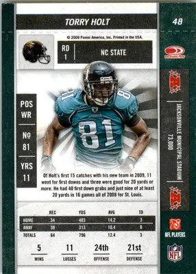 Torry Holt - 2009 Playoff Contenders - #48 - Football - Football Card Single
