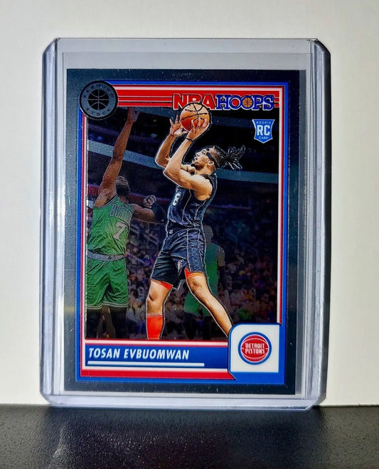 Tosan Evbuomwan 2023-24 Panini Premium Stock NBA Hoops #133 Rookie Card Pistons - Basketball Card Single