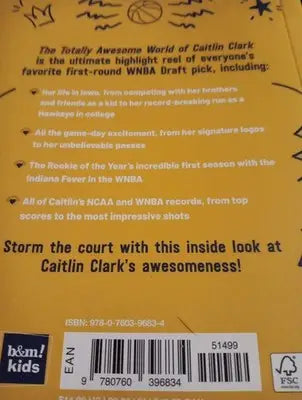 Totally Awesome World of Caitlin Clark. (Sara Weiss) Plus CC trading cards! MT - Other