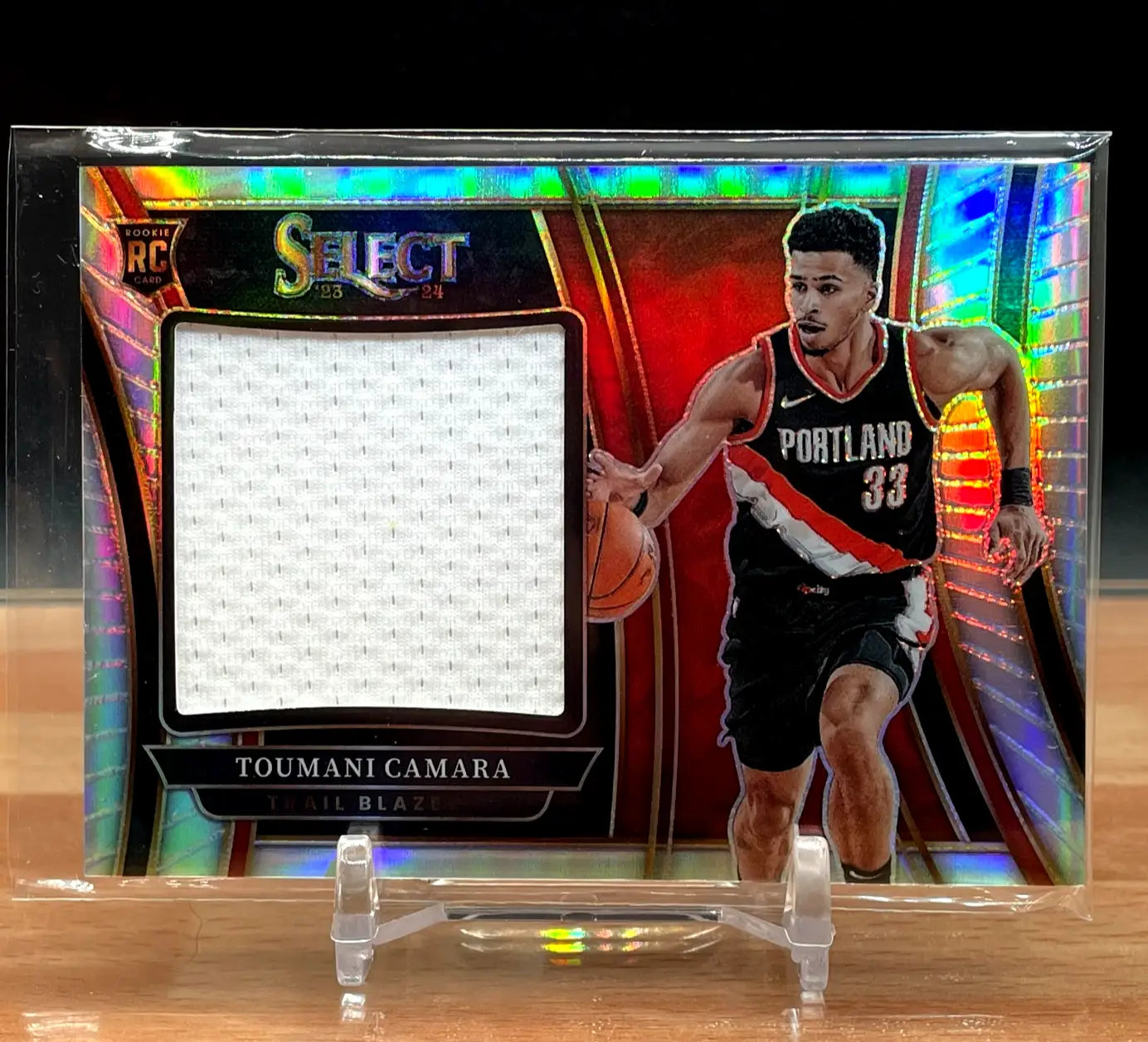 Toumani Camara 2023 Panini Select #RJS-TC Jumbo Rookie Swatches Patch (RC) CG23 - Basketball Card Single