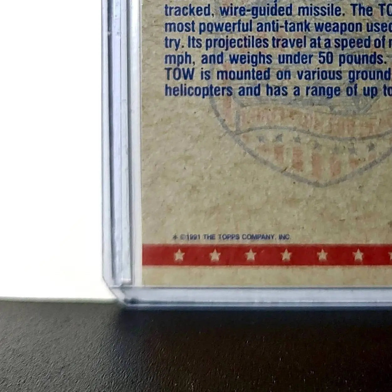 TOW Anti-Tank Weapon 1991 Topps Desert Storm #45 Card - Non-Sports Card Single