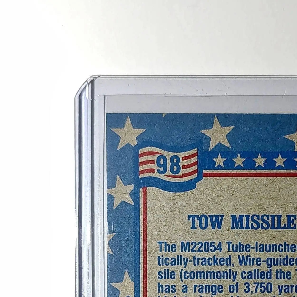 TOW Missile 1991 Topps Desert Storm #98 Card