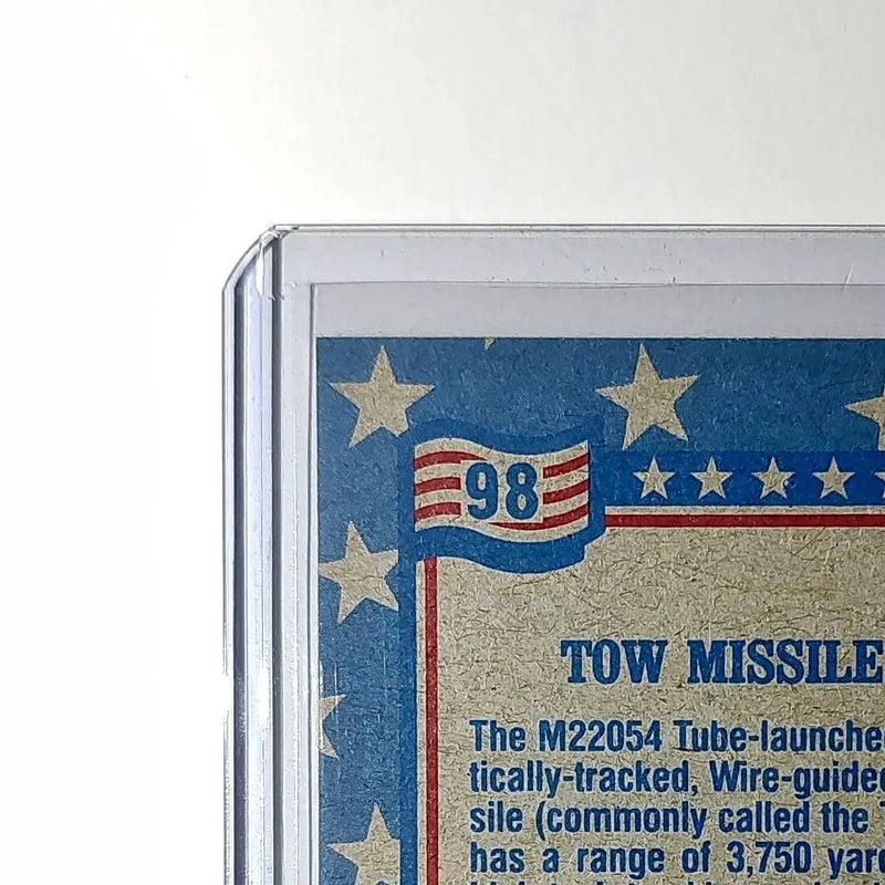 TOW Missile 1991 Topps Desert Storm #98 Card