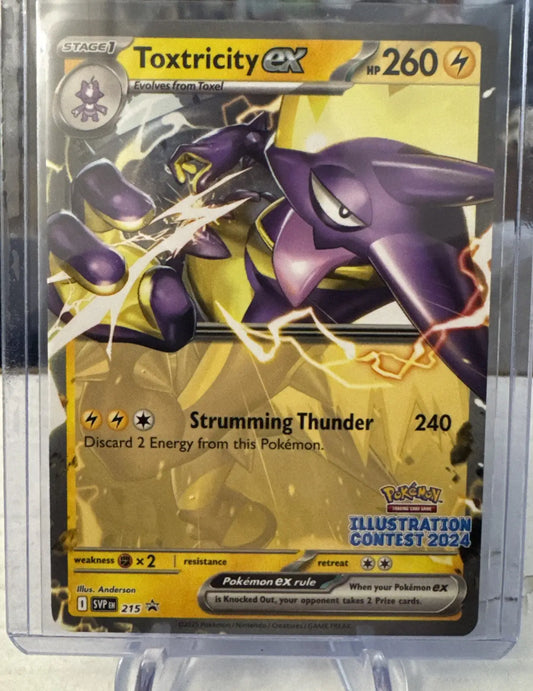 Toxtricity EX Illustration Contest 2024 Promo 215 Pokémon - TCG Card Single