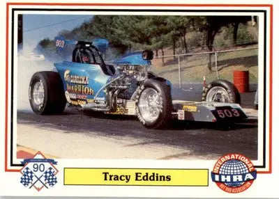 Tracy Eddins - 1990 Checkered Flag IHRA - #41 - Racing - Racing Card Single