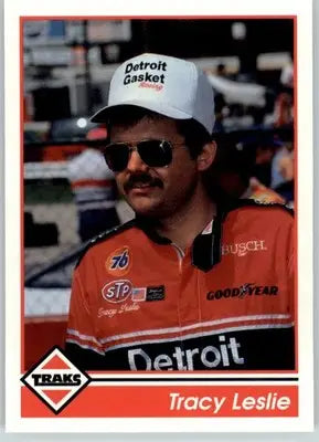 Tracy Leslie - 1992 Traks - #165 - Racing - Racing Card Single