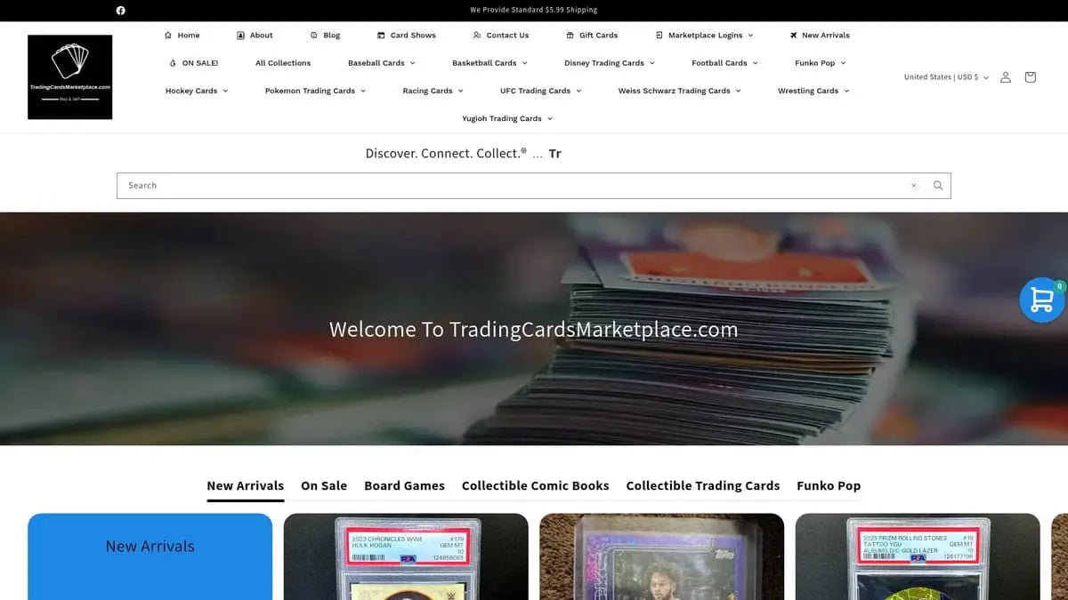 TradingCardsMarketplace.com NBA trading cards marketplace in guide
